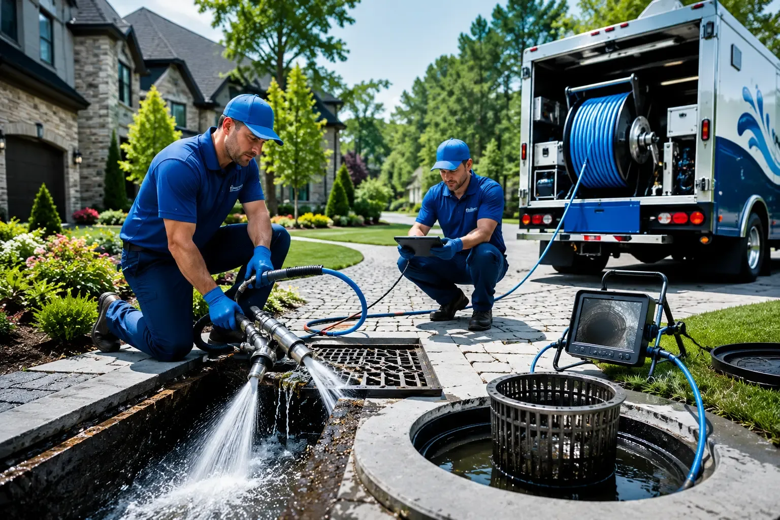 Local outdoor drain cleaning professionals in Grissom Arb, IN